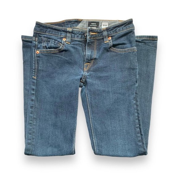 Volcom Boys Vorta Slim Straight Fit Denim Jeans - Size 25 - Picture 3 of 11